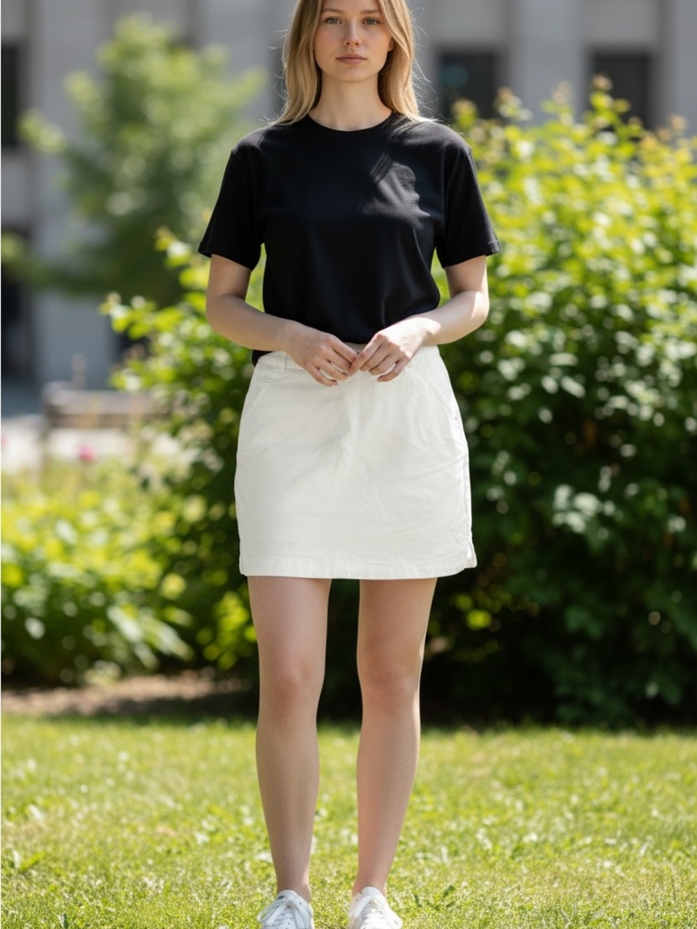 Tribal White Athletic Skort | Built-In Shorts | Golf Tennis Skirt | NWT - Picture 2 of 12
